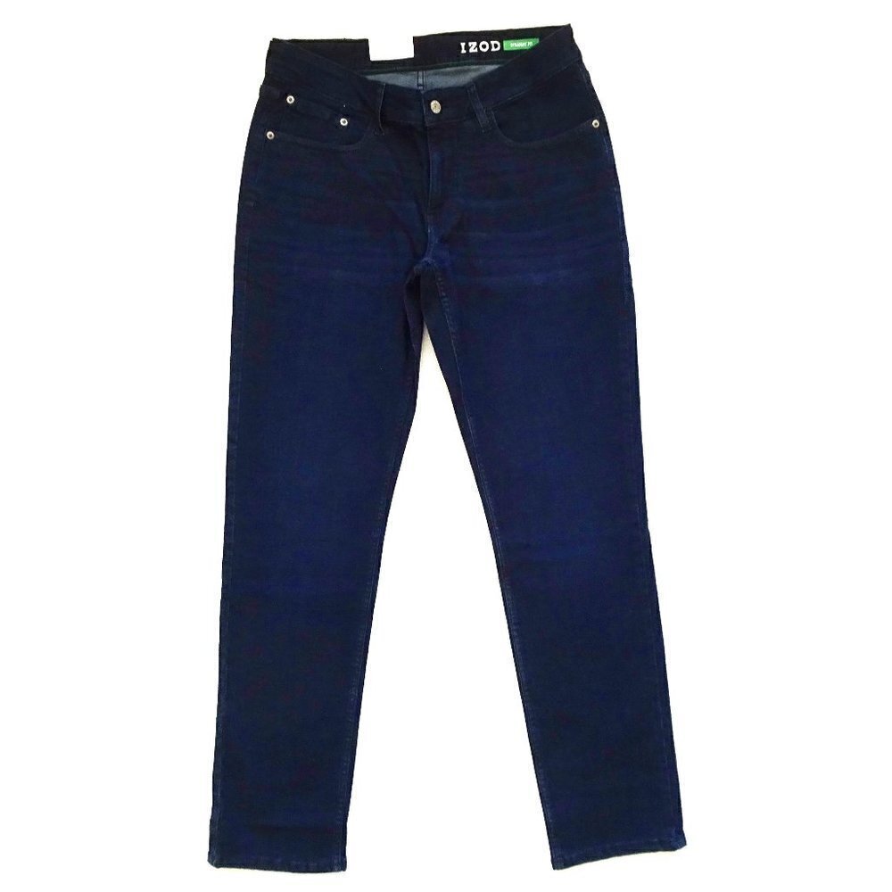 Izod Comfort Jeans Men's Size 32x34 Blue Denim Stretch Straight Fit